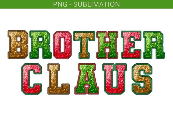 Brother Claus Sequin Illustrations for Branding
