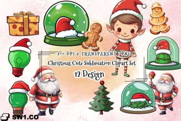 Christmas Cute Sublimation Clipart Set Review