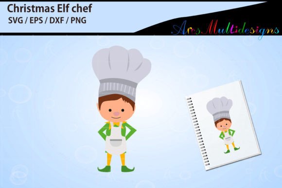 Christmas Elf Chef Illustrations Review