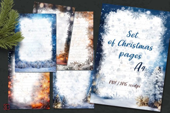 Christmas Pages A4: Illustrations for Branding