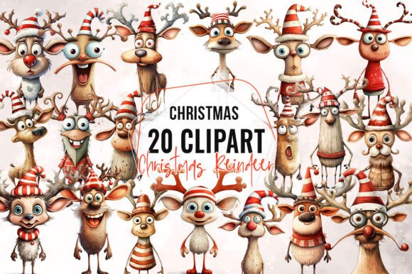 Cute Christmas Reindeer Clipart: Designer Review
