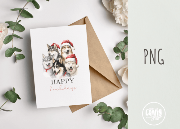 Happy Howlidays Huskies: Winter Illustrations Review