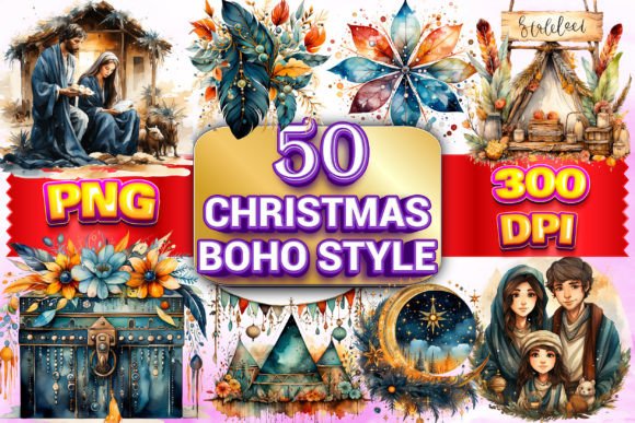 Reviewing Christmas Boho Clipart 2 for Embroidery