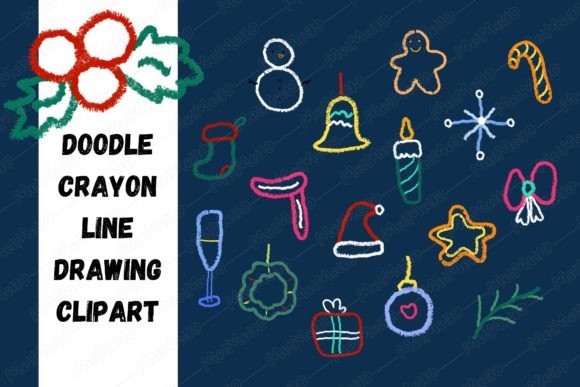 Reviewing the Doodle Line Crayon Christmas Set